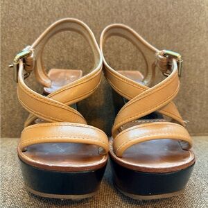 Diane Von Furstenberg Tan Platform Sandals